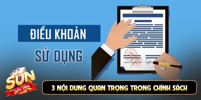 3 nội dung quan trọng trong chính sách